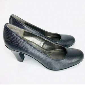 Mootsies Tootsies snakeskin print block heels